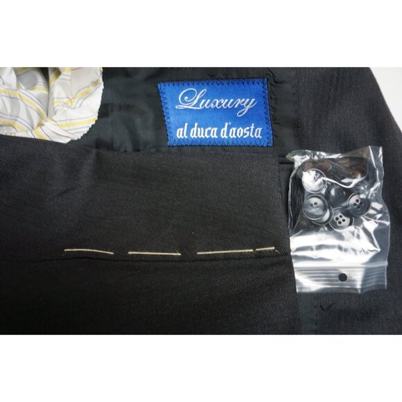 Sartoria Felamm Napoli al duca d’Aosta Gray Herringbone 120s Wool Sport Coat 40R